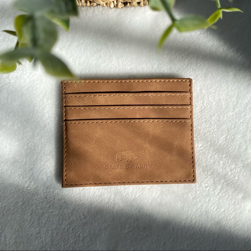Vegan Leather Wallet - Double Sided